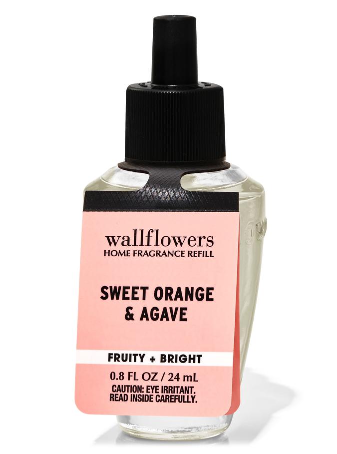 Bath & Body Works Sweet Orange Agave Wallflowers Refill 3pk + Himalayan Salt Soap