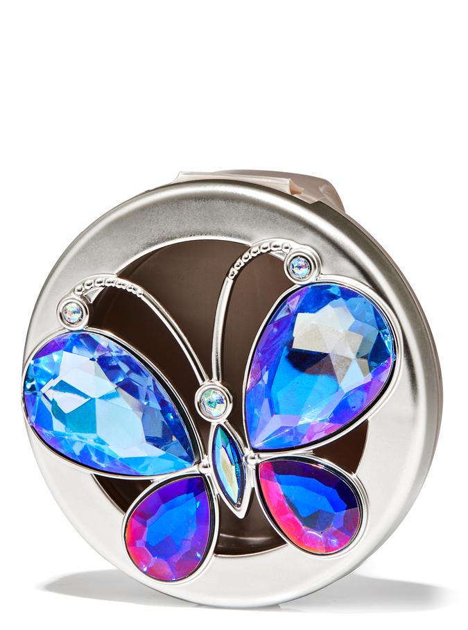 Gemstone Butterfly Visor Clip