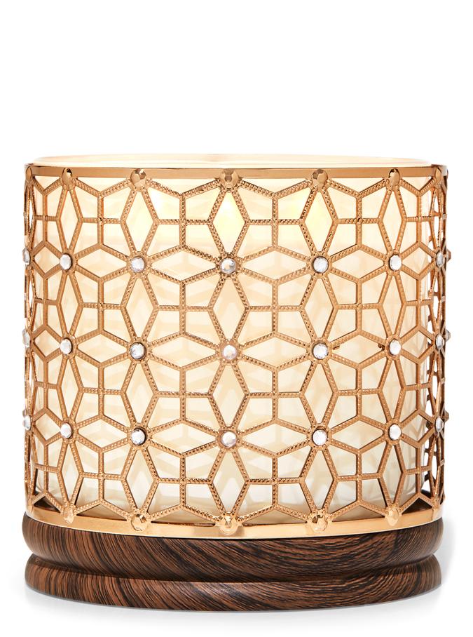 Geo Bling 3-Wick Candle Holde Geo Bling 3-Wick Candle Holde image number 0