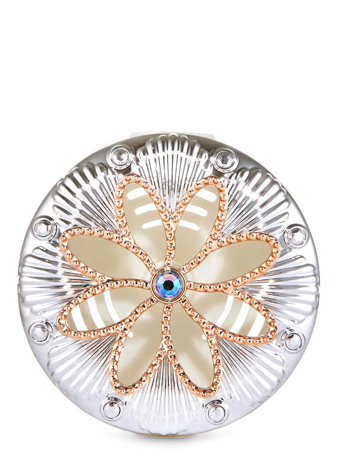 Metallic Flower Vent Clip image number 0